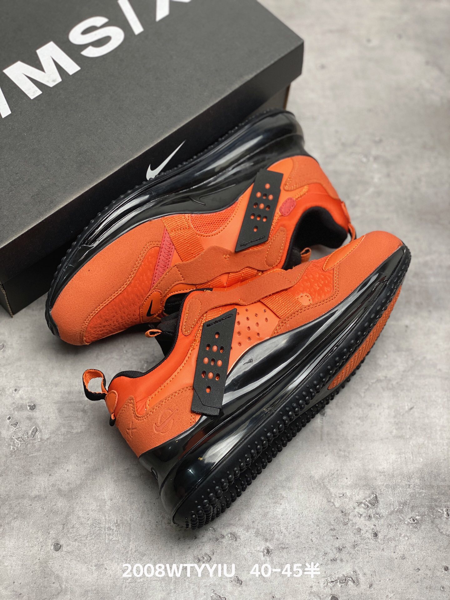 Nike Air Max 720 Horizo Orange Black Shoes